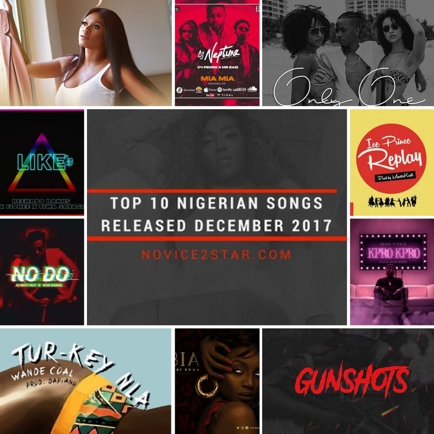 Top 10 Nigerian Songs Released December 2017