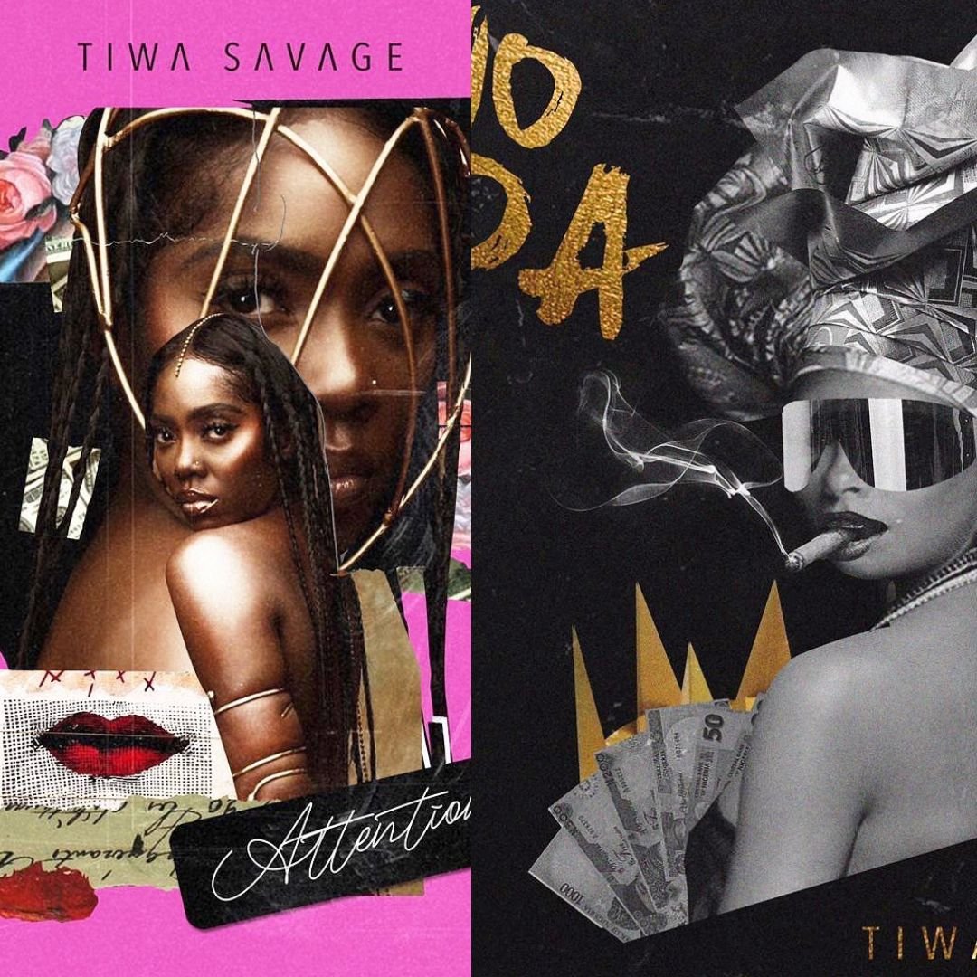 Tiwa Savage Set to Drop two singles "Attention" + "Owo mi da" tomorrow