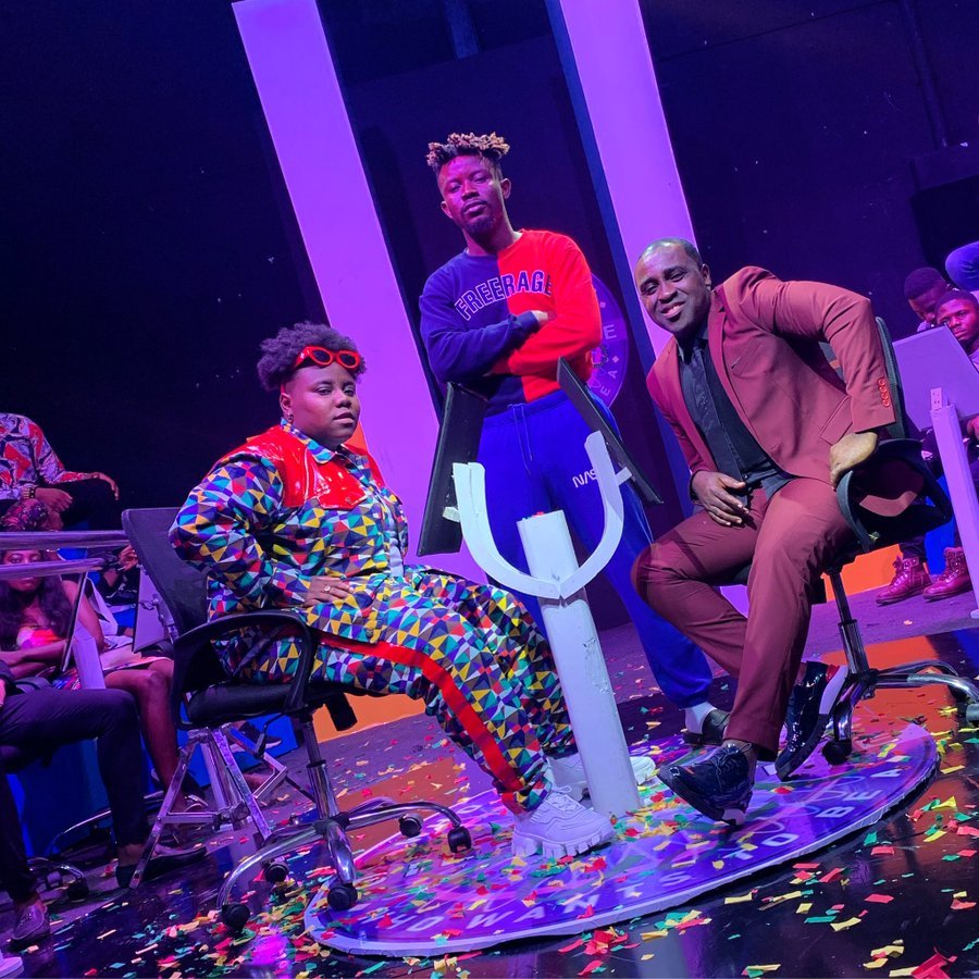 Teni in "Who Wants To Be A Millionaire" with Frank Edoho (SEE PHOTO)