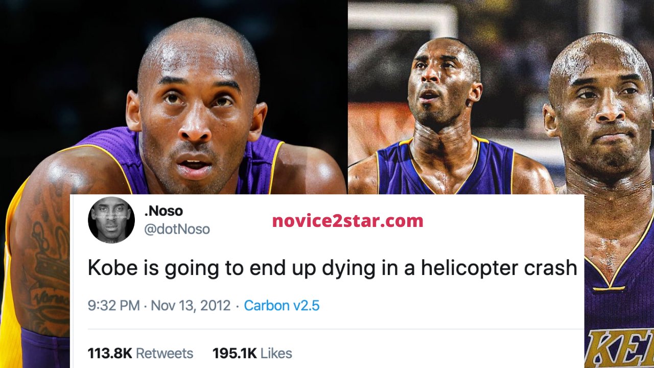 Kobe Bryant death prediction