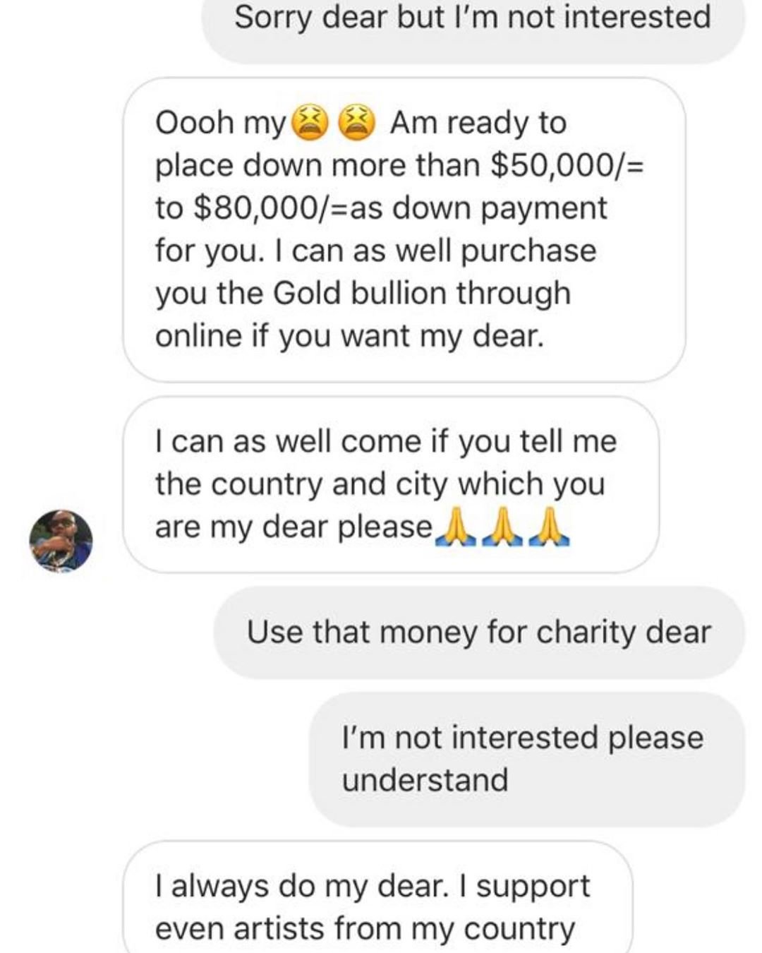 Gambian Actress Rejects Man Who Wants To Have Her for 28 Million Naira