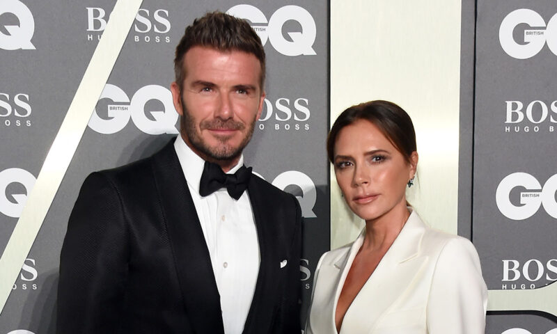 Ex Manchester Unted Player, David Beckham, Celebrates 21 Years With His Wife