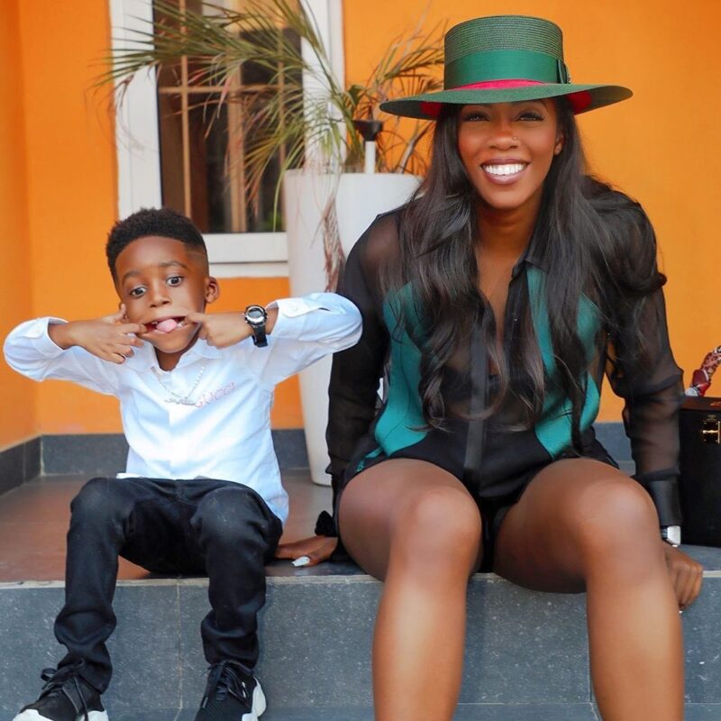 See Cute And Adorable Photos of Tiwa Savage's Son - Novice2star