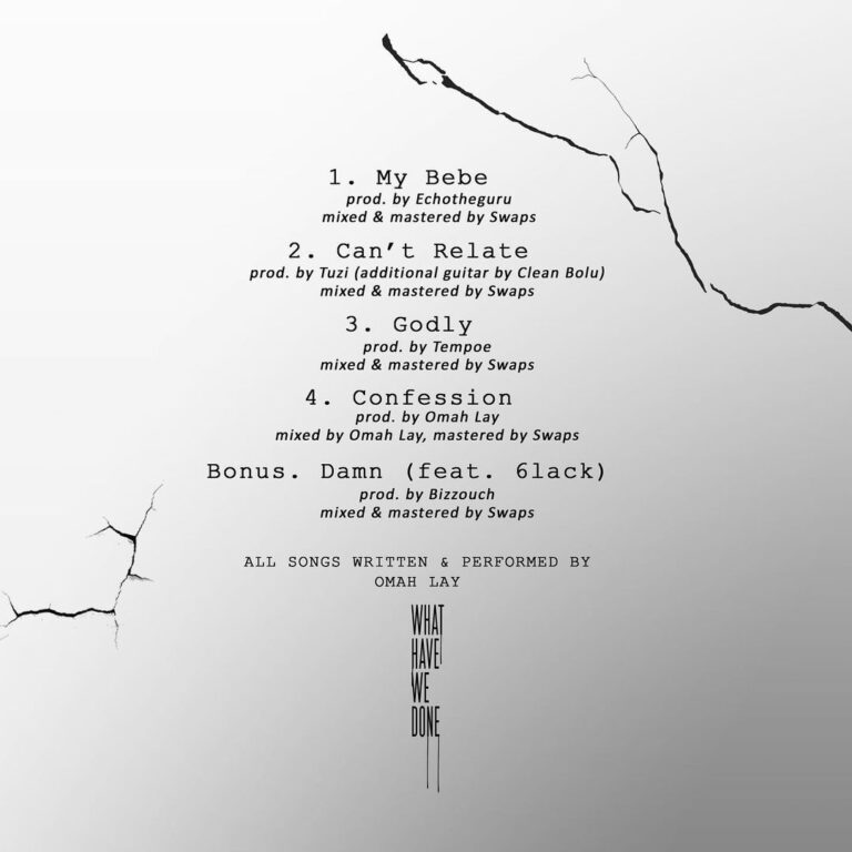 Omah Lay – “Confession” [Audio]