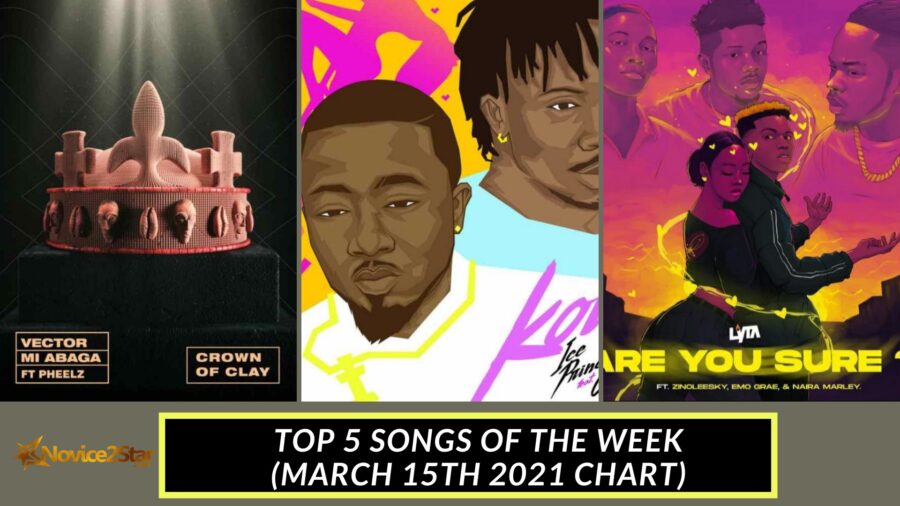 Top 5 Songs Of The Week (March 15th 2021 Chart) - Novice2star