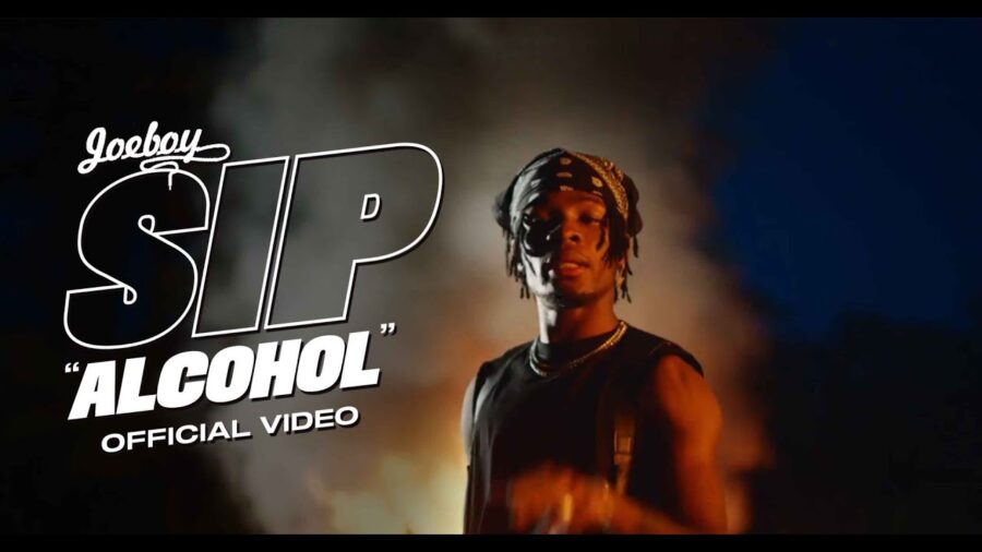 Joeboy alcohol sip video