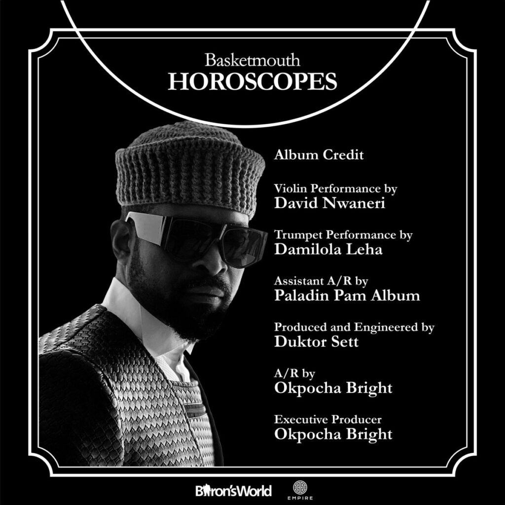 Horoscope by basketmouth album cover