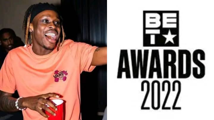 Fireboy is nominated for 2022 BET