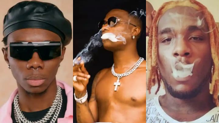 Blaqbonez smoking in Nigerian music industry