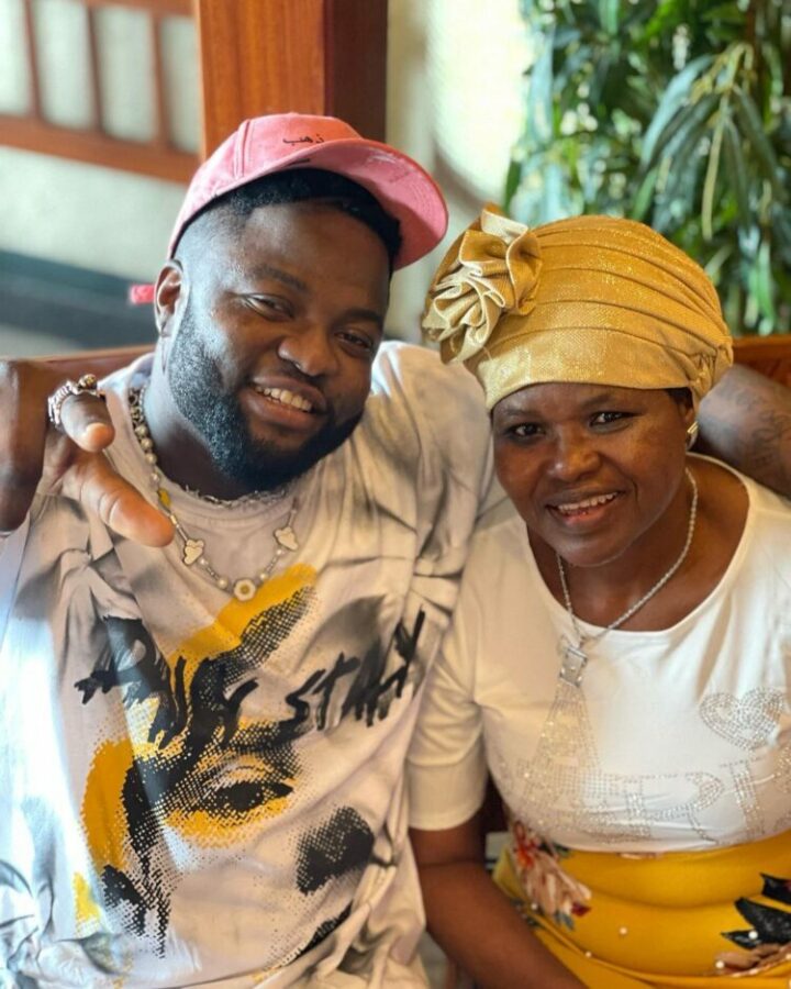 Skales links mother's death with wife