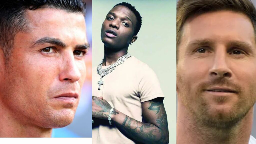 Wizkid Picks The GOAT Between Cristiano Ronaldo And Lionel Messi
