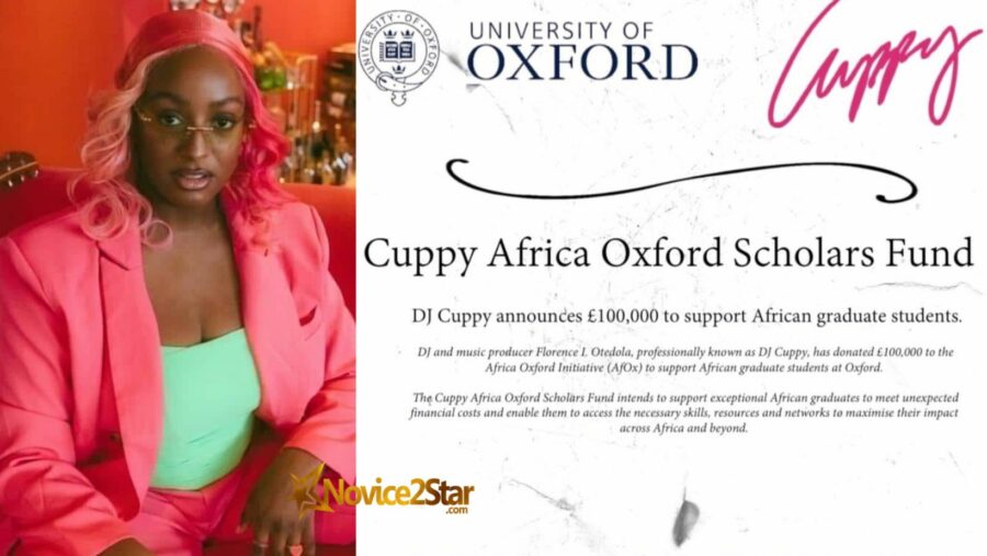 Netizens Drags DJ Cuppy For Donating To African Graduates In Oxford Instead Of Nigeria